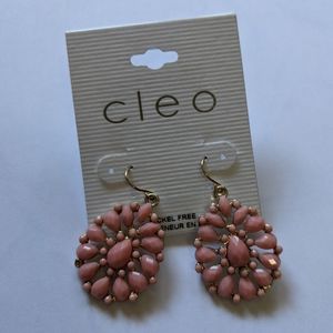 NWT Cleo | pink earrings